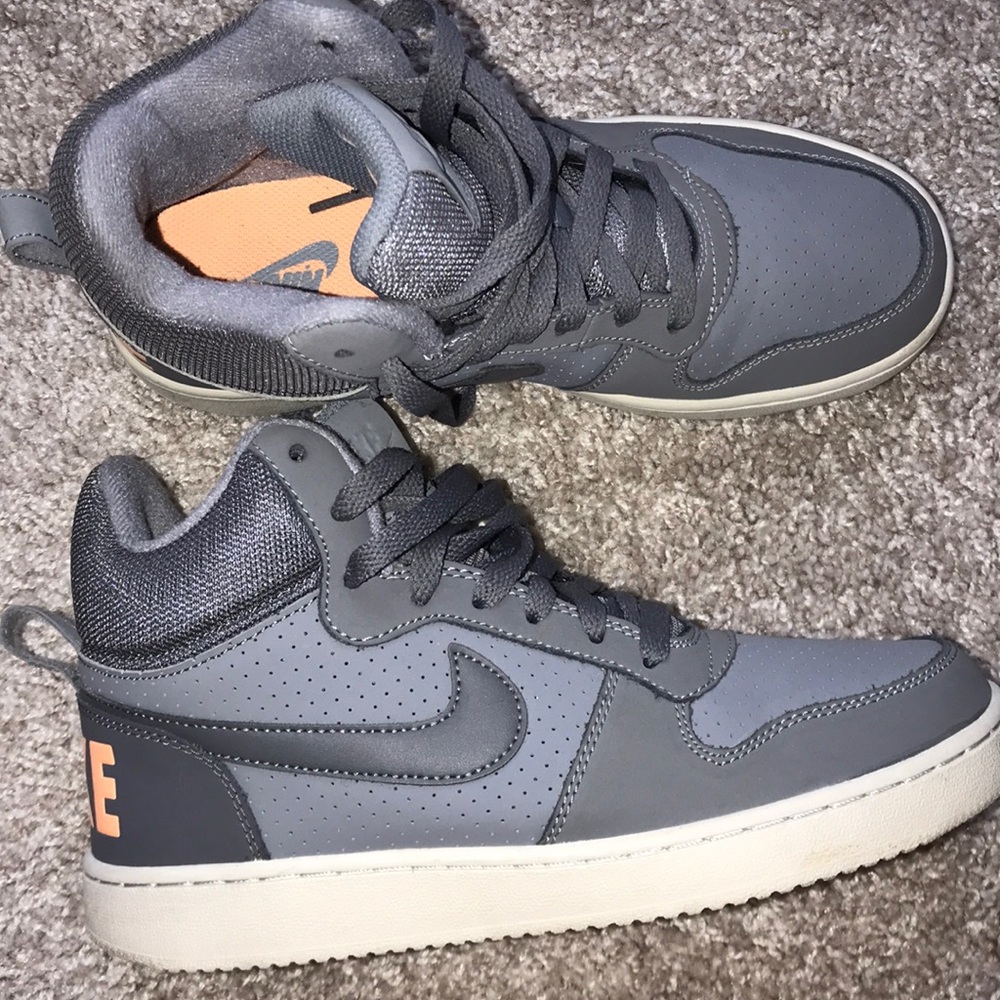 Grey Nike high tops